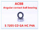 Bolas cerâmicas 28000RPM-30000RPM da precisão de S 7205 CDGA HCP4A