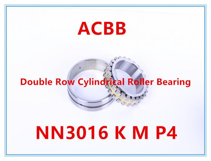 Roulement à rouleaux cylindrique de rangée de double de NN3016 K M P4