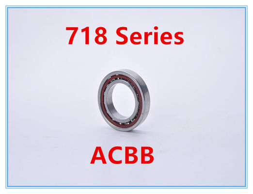 718 series del contacto del rodamiento de bolitas angular