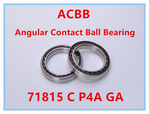 71815 C P4A GAの角の接触のボール ベアリング