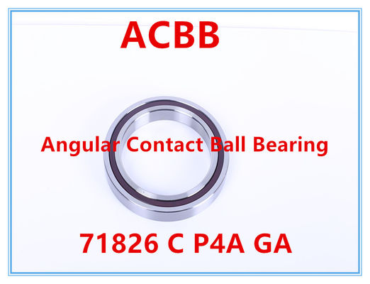 71826 rodamiento de bolitas angular del contacto de C P4A GA