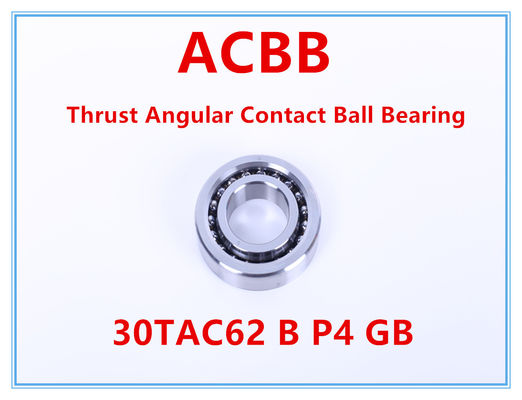 30TAC62 B P4 GB empujó el rodamiento de bolitas angular del contacto