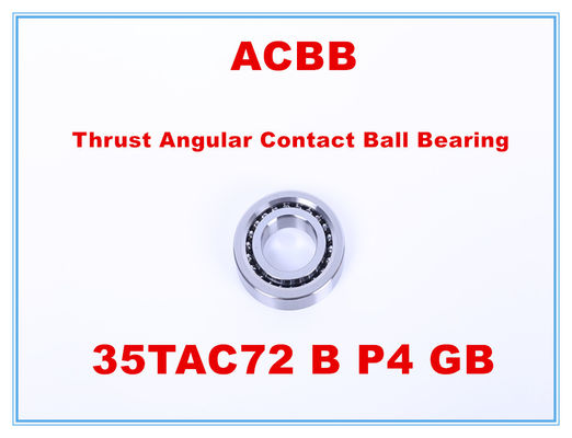 35TAC72 B P4 GB empujó el rodamiento de bolitas angular del contacto