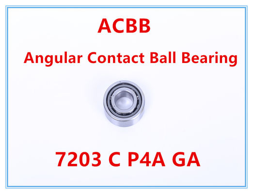 7203 C P4A GAの角の接触のボール ベアリング