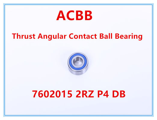7602015 B 2RZ P4 DBは角の接触のボール ベアリングを押し出した