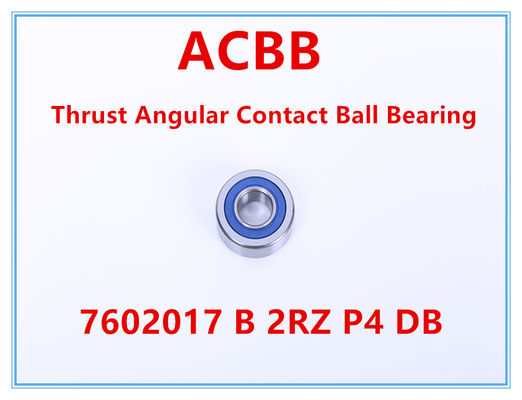 7602017 B 2RZ P4 DBは角の接触のボール ベアリングを押し出した