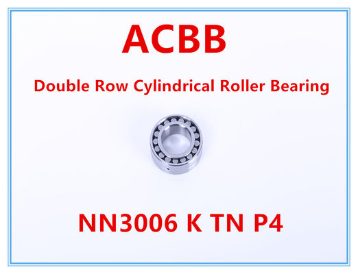 Rodamiento de rodillos cilíndrico de la fila del doble de NN3006 K TN P4