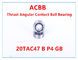 20TAC47 B P4 GB empurrou o rolamento de esferas angular do contato