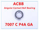 7007 rodamiento de bolitas angular del contacto de C P4A GA
