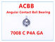 7008 rolamento de rolo angular do contato de C P4A GA