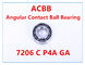 7206 rodamiento de bolitas angular del contacto de C P4A GA