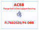 Rolamento do apoio do parafuso da bola da flange de FL7602020/P4 DBB