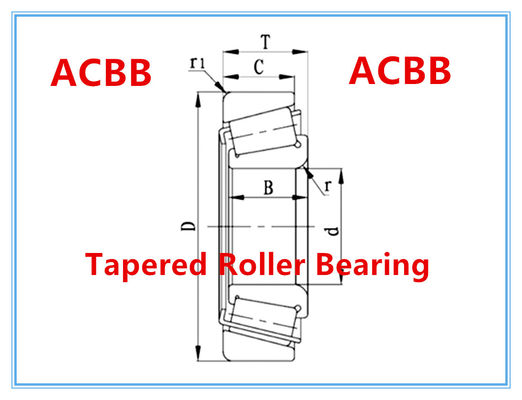 32017 P4  Tapered Roller Bearing